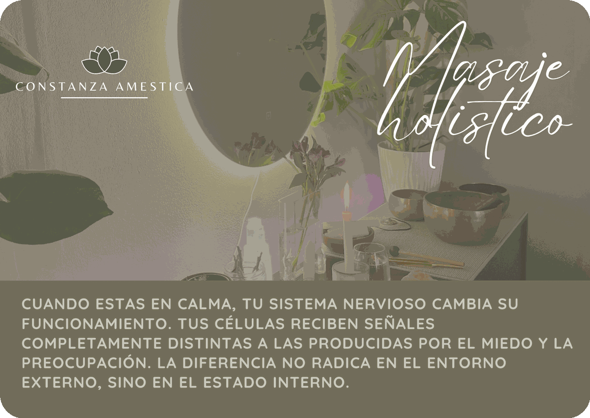 Promoción masaje holístico 2x $80.000 para dos personas — bienvenida clientes nuevos, Constanza Améstica